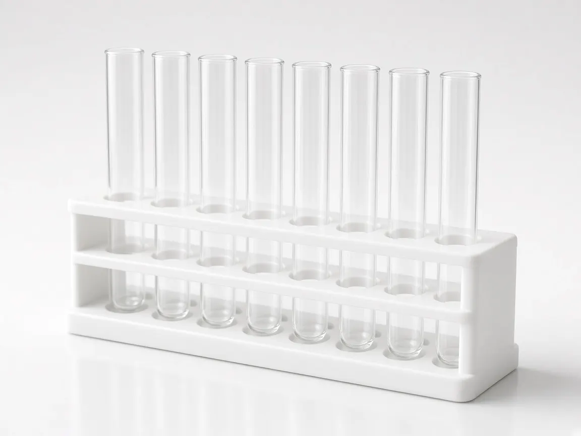 Test tubes in rack